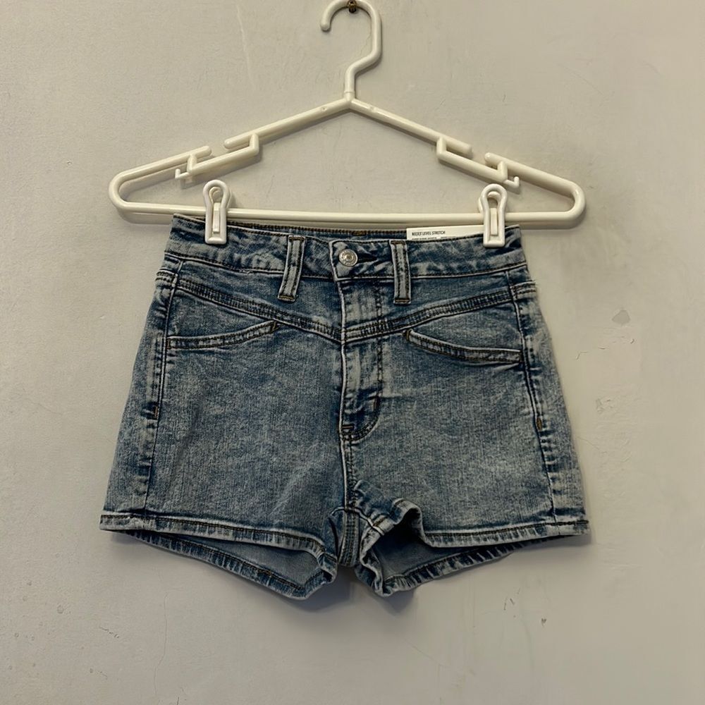 American Eagle Outfitters Vintage Wash Blue Denim Shorts